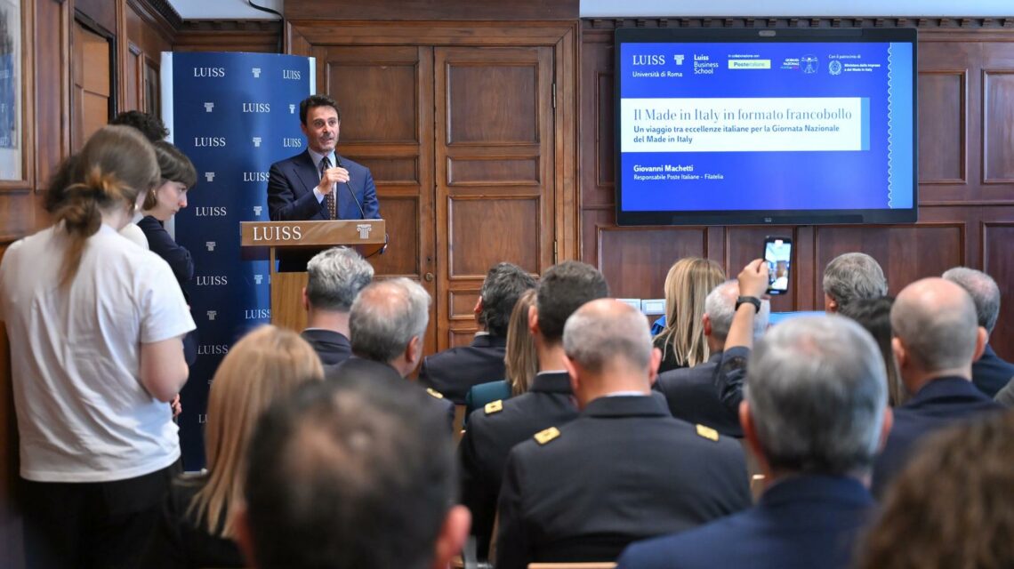 Pineider alla Luiss: quando un francobollo diventa racconto